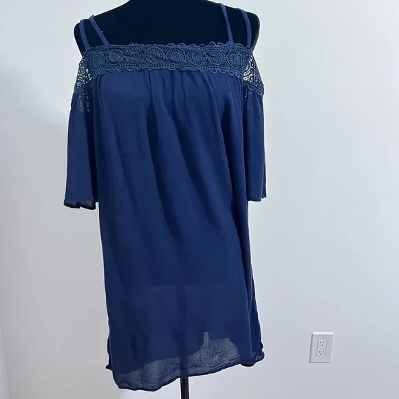 blue island dresses Island Girl Tie Skirt Mini Dress | Light Blue | Womens main image 0